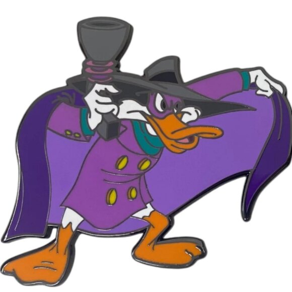 Darkwing Duck Animated 80s Cartoon Enamel Lapel Pin - Picture 1 of 2